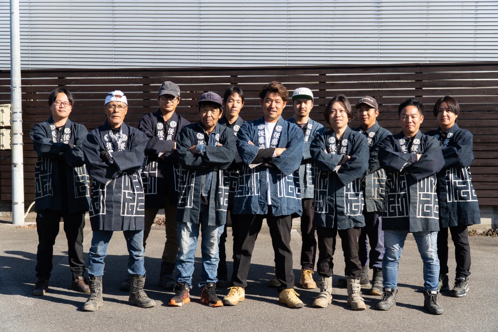 後藤造園のスタッフ集合写真
